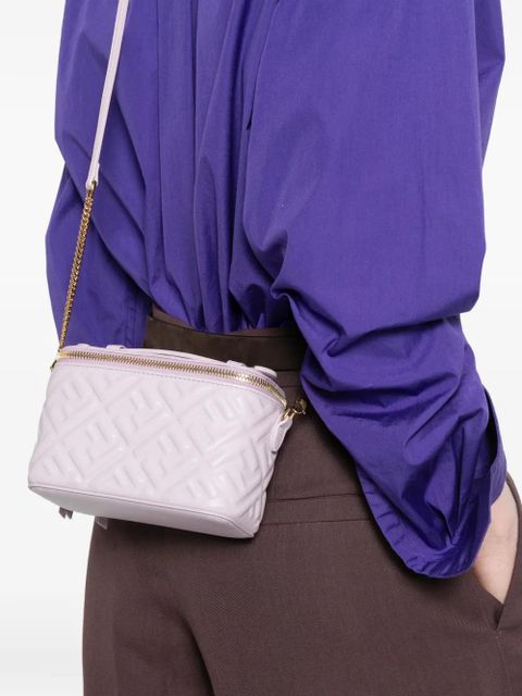 FENDI quilted-design shoulder bag - Purple - zdjęcie produktu nr 2