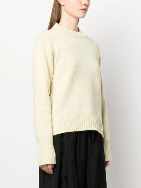 Jil Sander crew-neck jumper - Yellow