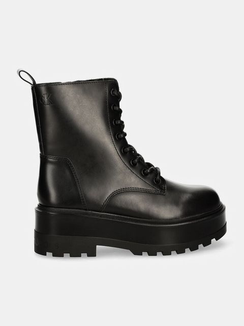 Calvin Klein Jeans workery FLATFORM HIGH LACE UP MG DL - zdjęcie produktu nr 1