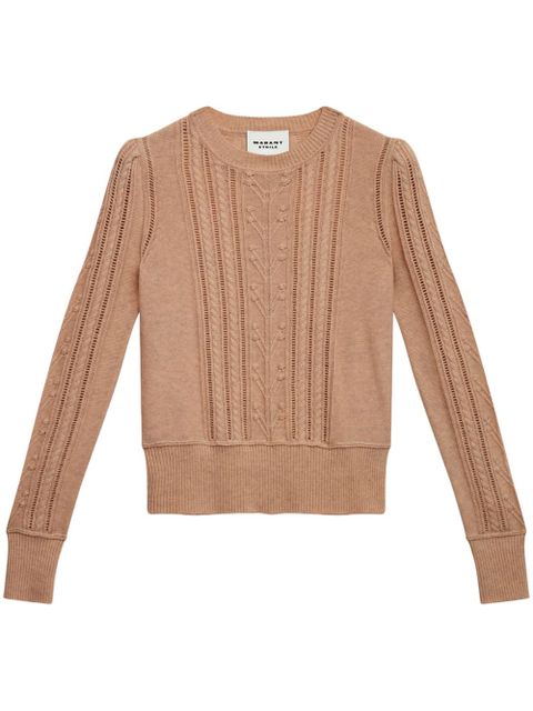 MARANT ÉTOILE Kalyn sweater - Brown - zdjęcie produktu nr 1