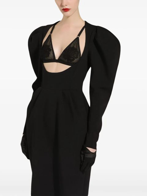 Dolce & Gabbana long-sleeve dress - Black