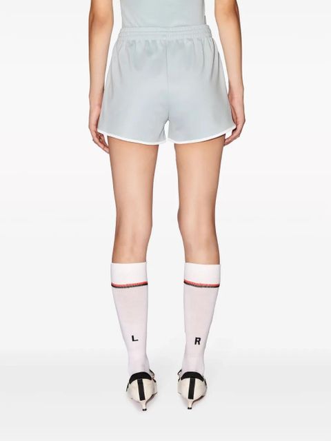 AMBUSH logo-plaque running shorts - Blue