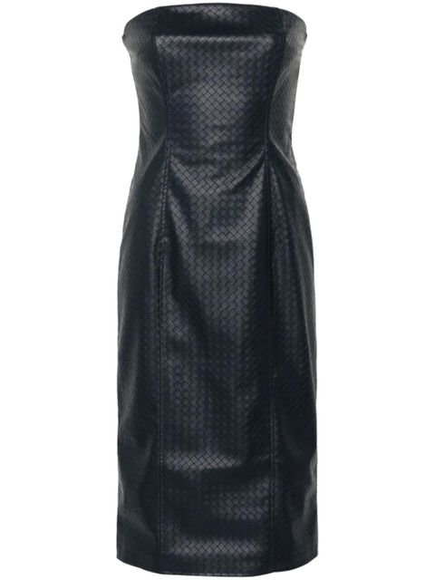 ROTATE BIRGER CHRISTENSEN braided midi dress - Blue - zdjęcie produktu nr 1