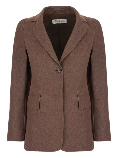 Max Mara cotton blazer - Brown - zdjęcie produktu nr 1