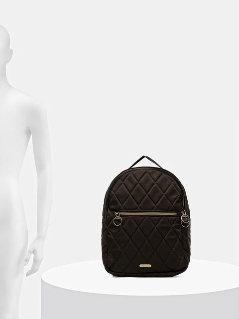 Barbour plecak damski kolor zielony duży gładki LBA0394