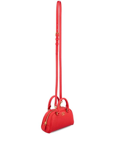 Valentino Garavani mini Bowling V-logo signature tote bag - Red - zdjęcie produktu nr 2