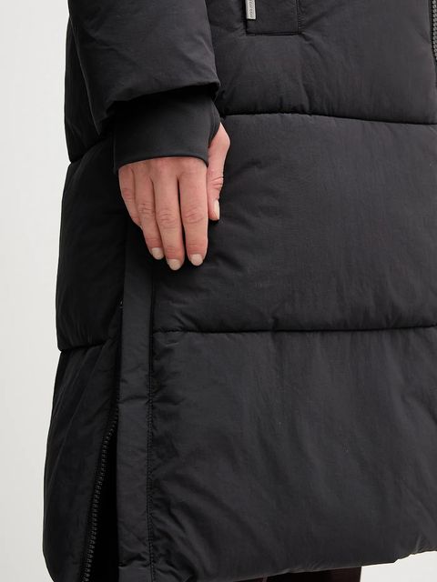 Mos Mosh kurtka Ollie kolor beżowy zimowa oversize 170810