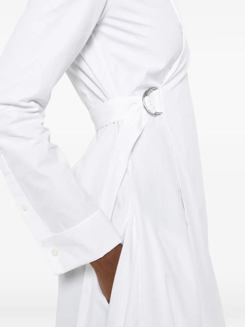 LOEWE V-neck midi dress - White