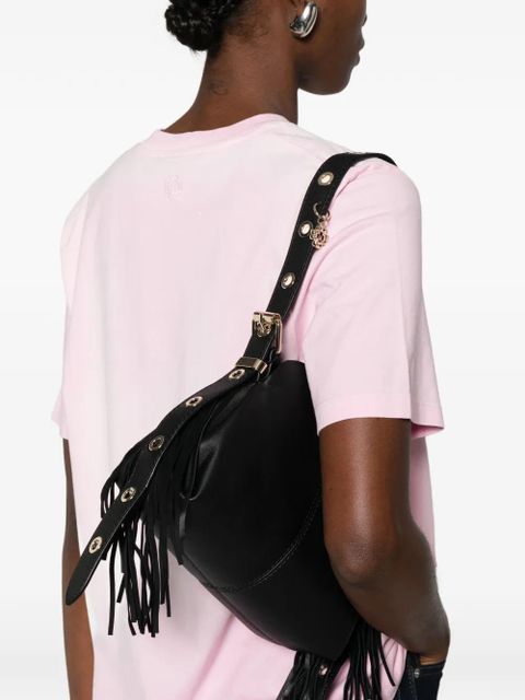 Maje Miss M fringe hardware shoulder bag - Black - zdjęcie produktu nr 2