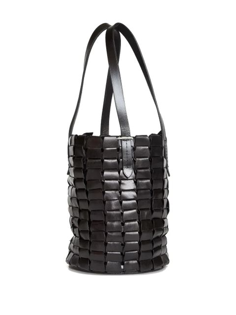 DRAGON DIFFUSION link leather bucket bag - Black - zdjęcie produktu nr 2