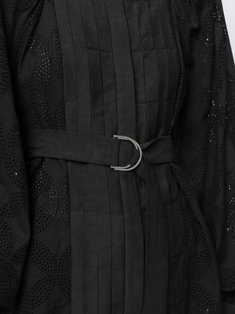 Acler Klara cut-out belted blouse - Black