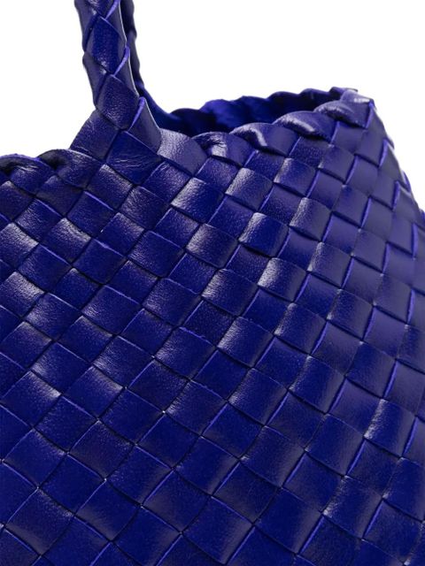 DRAGON DIFFUSION Santa Croce woven tote bag - Purple