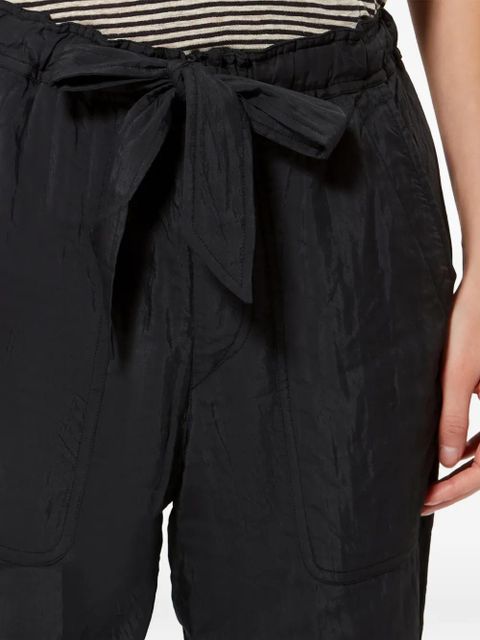 MARANT ÉTOILE Bilina tie-waist trousers - Black
