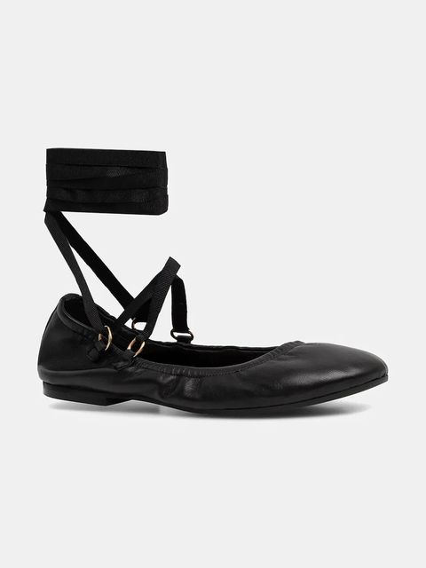 Jonak baleriny skórzane DESIREUSE CUIR kolor czarny 3800271 - zdjęcie produktu nr 1