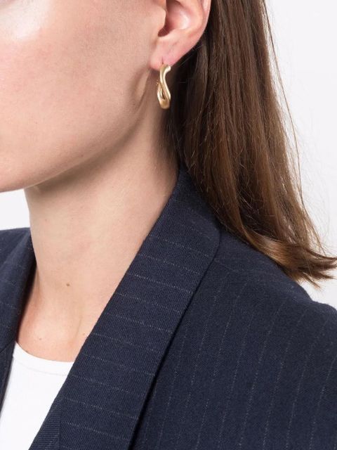 Maison Margiela twisted chain earrings - Gold - zdjęcie produktu nr 2