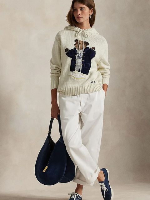 Polo Ralph Lauren sweter z domieszką lnu damski kolor beżowy 211972802 - zdjęcie produktu nr 2