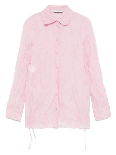 Christopher Esber crushed shirt - Pink - zdjęcie produktu nr 1