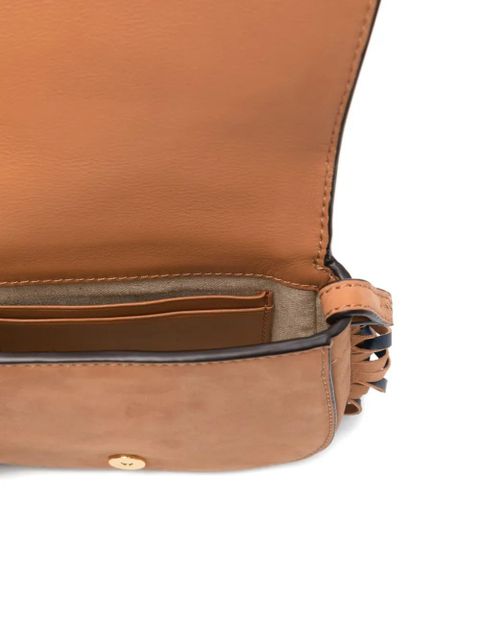 Tory Burch Lilium mini saddlebag - Brown