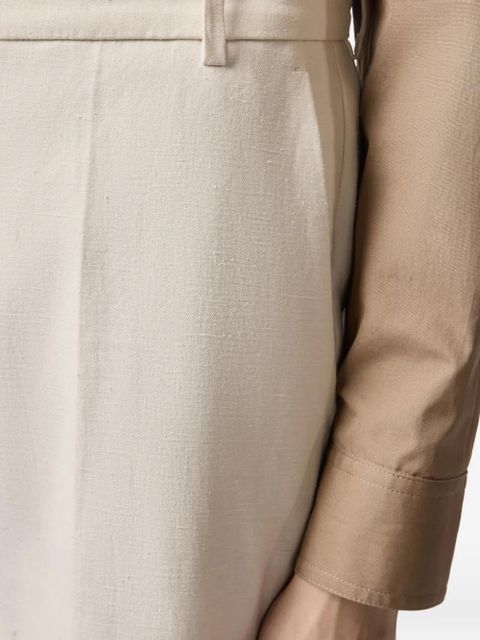 Tod's belt-loop pocket trousers - Neutrals