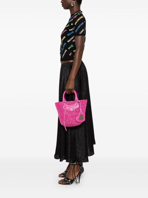 Balenciaga small Le Cagole Panier tote bag - Pink
