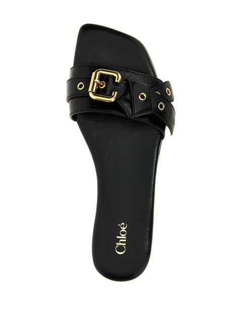 Chloé Mae slides - Black