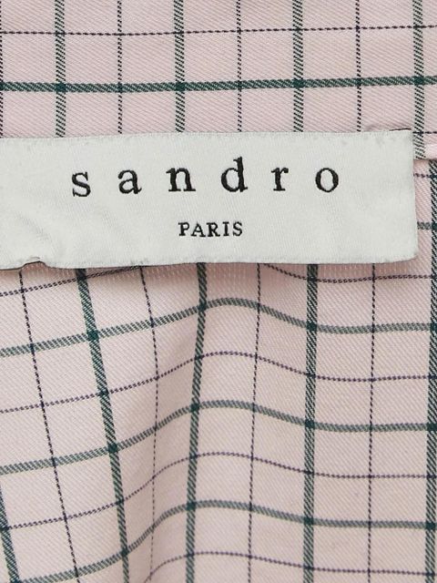 SANDRO checked shirt - Pink
