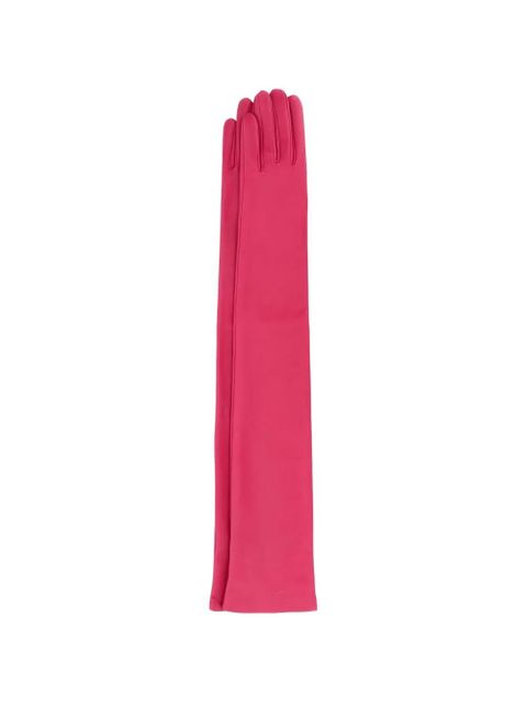 Balenciaga leather long gloves - Pink - zdjęcie produktu nr 1