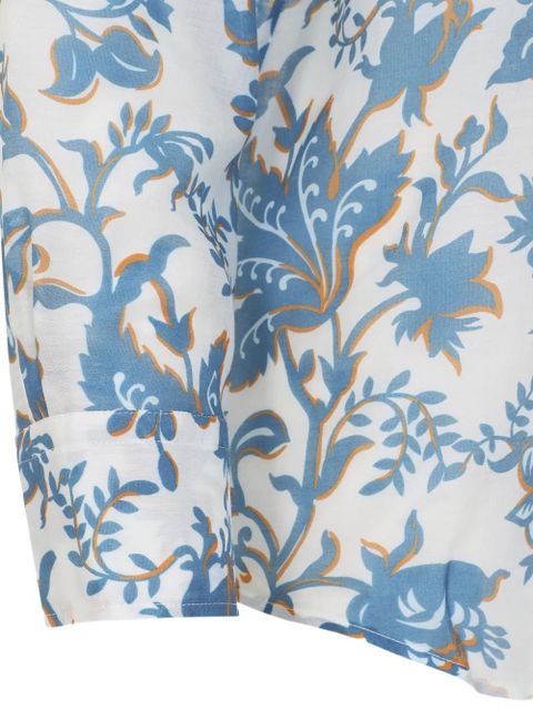 ETRO floral-print buttoned shirt - White - zdjęcie produktu nr 2