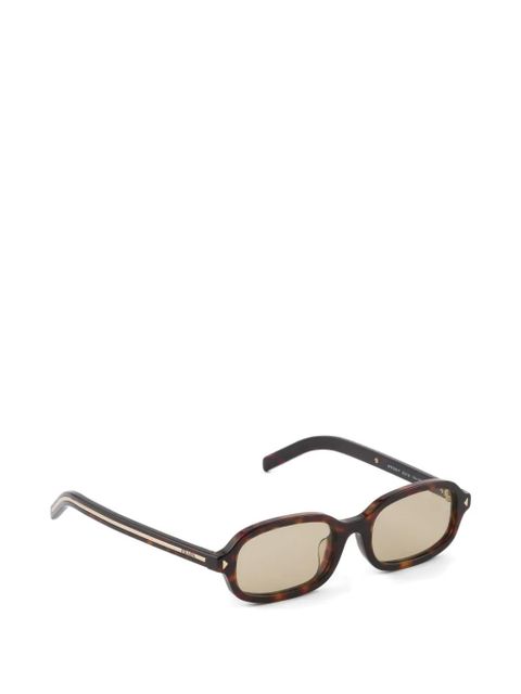 Prada Eyewear sunglasses with the iconic metal plaque - Brown - zdjęcie produktu nr 2