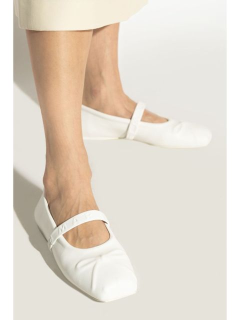 Marni leather ballet flats - White - zdjęcie produktu nr 2