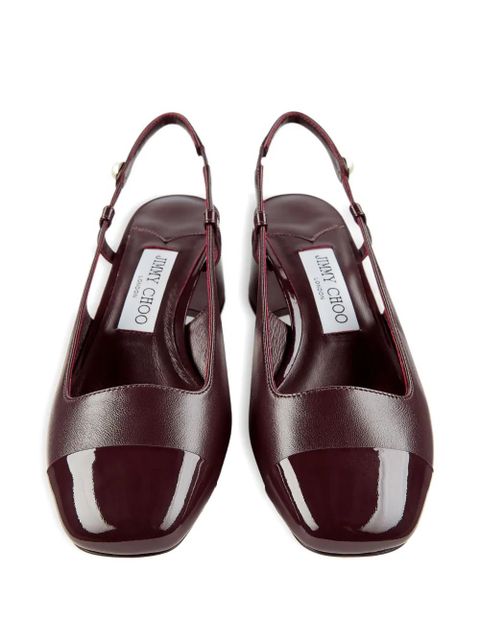 Jimmy Choo 45mm Elisa slingback pumps - Brown