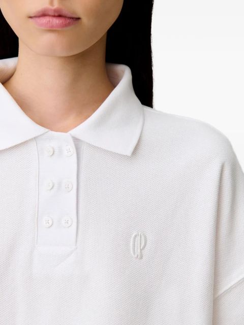 Claudie Pierlot drawstring-hem shirt - White