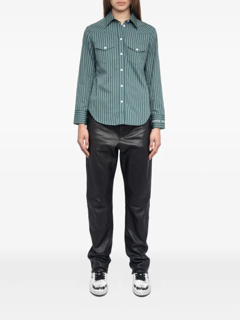 Zadig&Voltaire striped shirt - Green