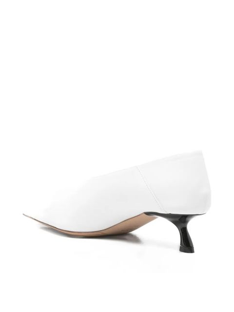 Sportmax square-toe pumps - White