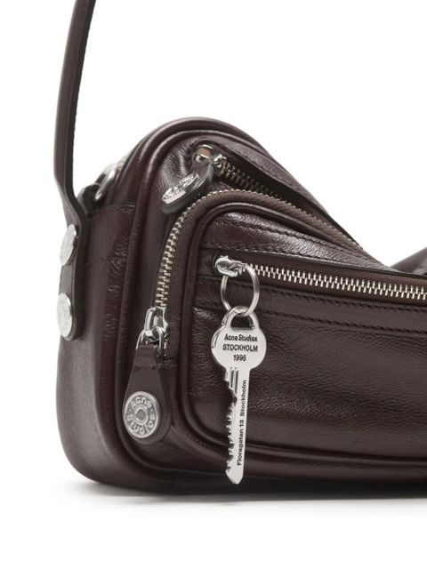 Acne Studios Camero Party key-charm leather shoulder bag - Brown