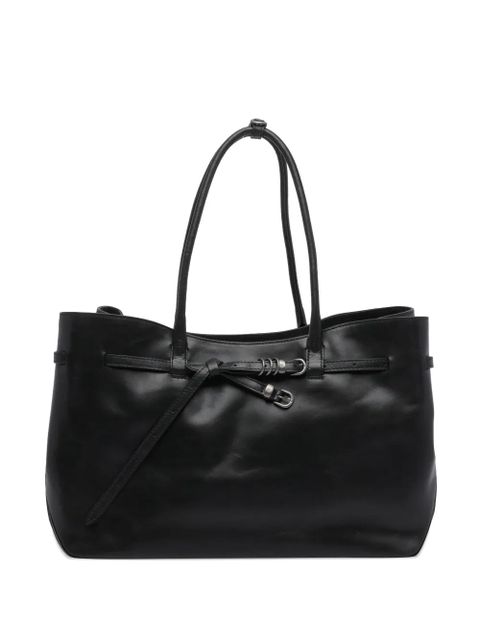 Marge Sherwood large leather tote bag - Black - zdjęcie produktu nr 1