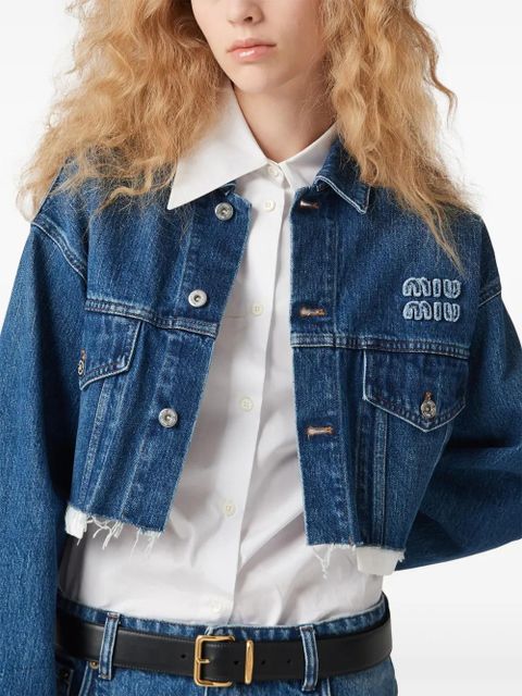 Miu Miu denim jacket - Blue