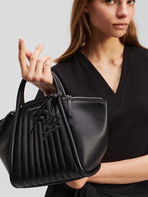 Karl Lagerfeld torebka K/WELLEN kolor czarny A3W30260 - zdjęcie produktu nr 2