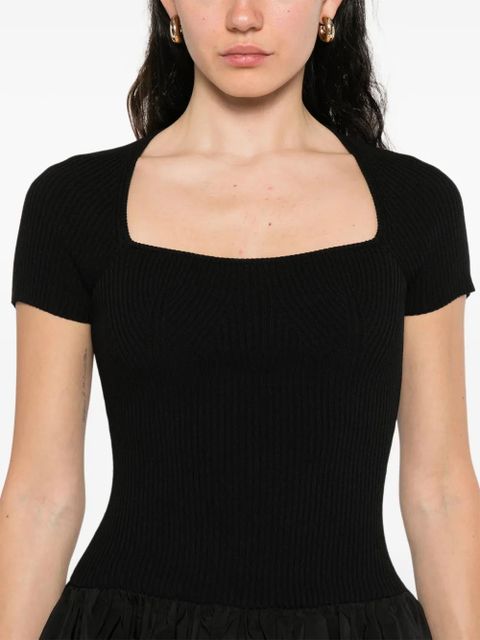 Maje short sleeve dress - Black