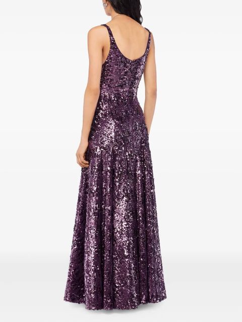 Rabanne sequin-embellished maxi dress - Purple - zdjęcie produktu nr 2
