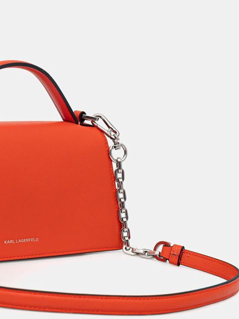 Karl Lagerfeld torebka skórzana K/SIGNATURE