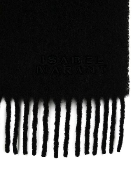 ISABEL MARANT Firny scarf - Black - zdjęcie produktu nr 2