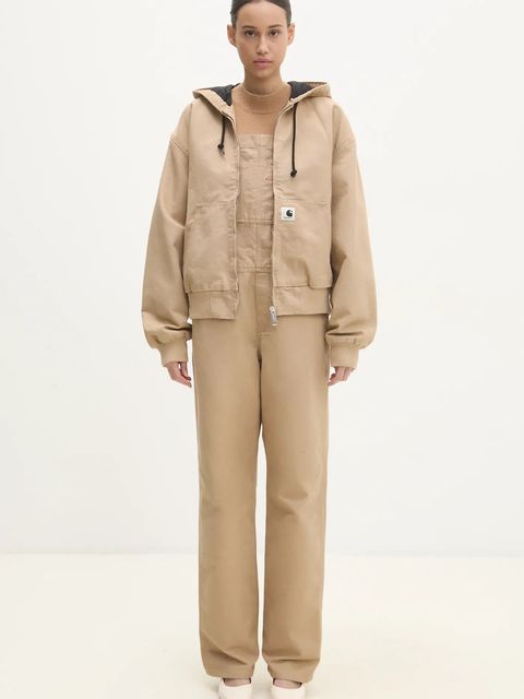 A.P.C. sweter wełniany Pull Esther damski kolor brązowy WVBDK-F23373