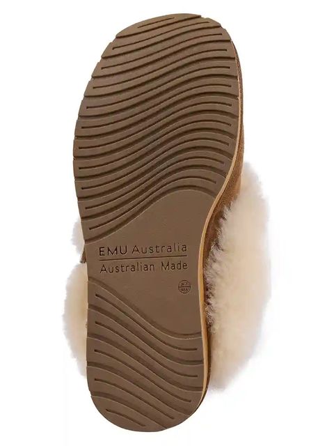 Emu Australia kapcie zamszowe Platinum Balzary kolor brązowy WP11886