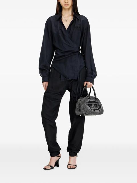 Diesel C-Delphos-S3 wrap-around shirt - Blue - zdjęcie produktu nr 2