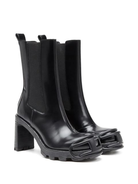 Diesel D-Hammer leather boots - Black