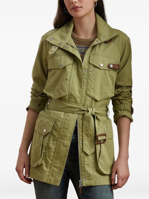 Lauren Ralph Lauren belted multi-pocket jacket - Green - zdjęcie produktu nr 1