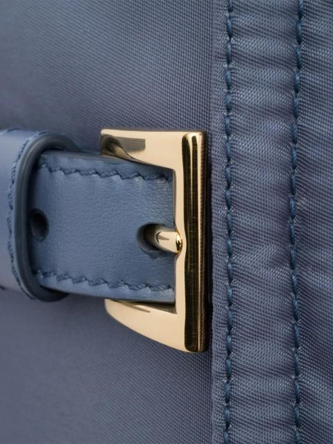 Prada Explore medium Re-Nylon shoulder bag with flap - Blue