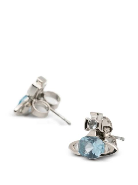 Vivienne Westwood Allie crystal-embellished earrings - Silver