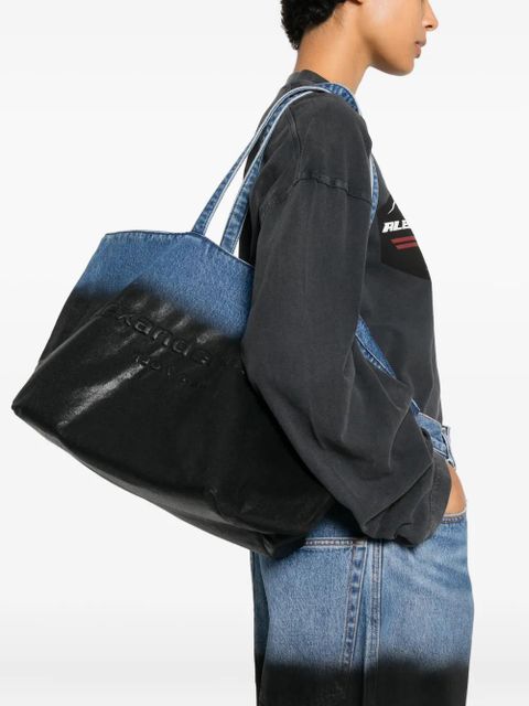 Alexander Wang large Punch embossed tote bag - Black